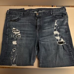 Lane Bryant Distressed Skinny Jean